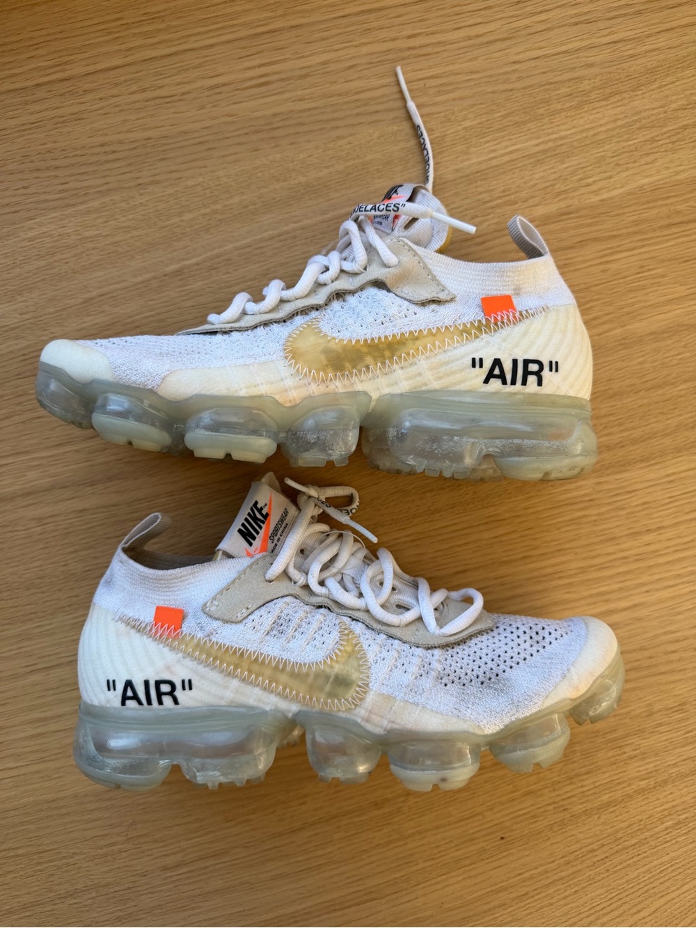 Nike Off-White x Nike Air VaporMax (2018) Air VaporMax Sneakers Size 7.5/men 6